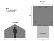 キャビンロッジテント