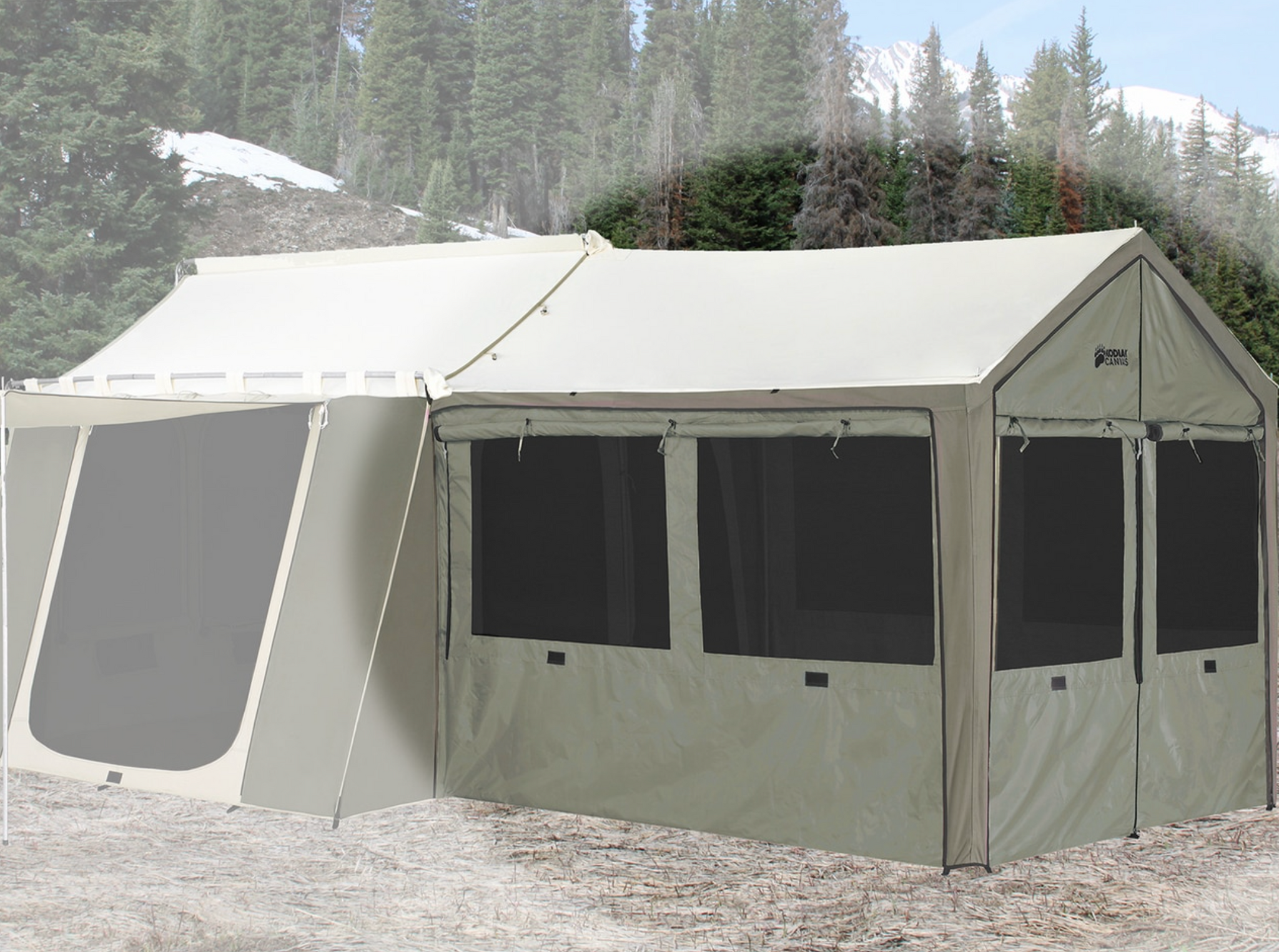 Wall Enclosure 12 x 9 ft Cabin Tent with Deluxe Awning専用